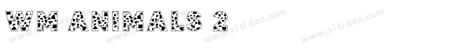 WM Animals 2字体转换